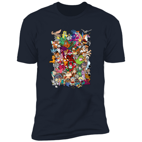 T-Shirts Midnight Navy / S Saturday Morning Sidekicks Men's Premium T-Shirt