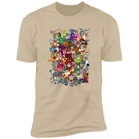 T-Shirts Sand / S Saturday Morning Sidekicks Men's Premium T-Shirt