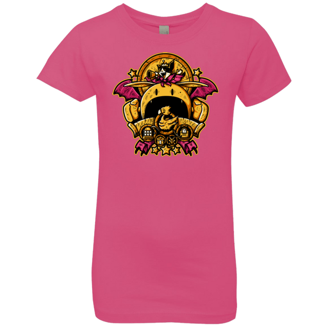 T-Shirts Hot Pink / YXS SAUCER CREST Girls Premium T-Shirt