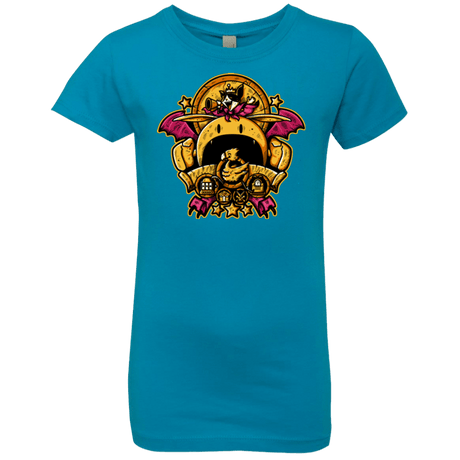 T-Shirts Turquoise / YXS SAUCER CREST Girls Premium T-Shirt