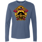 T-Shirts Indigo / Small SAUCER CREST Men's Premium Long Sleeve