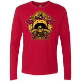 T-Shirts Red / Small SAUCER CREST Men's Premium Long Sleeve