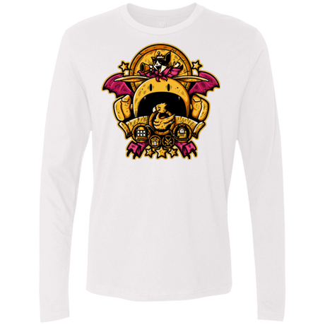 T-Shirts White / Small SAUCER CREST Men's Premium Long Sleeve