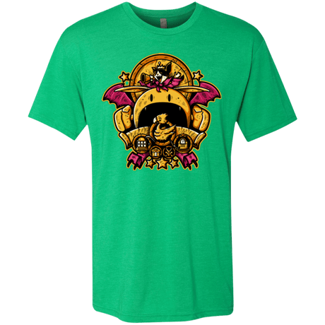 T-Shirts Envy / Small SAUCER CREST Men's Triblend T-Shirt