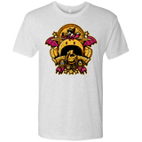 T-Shirts Heather White / Small SAUCER CREST Men's Triblend T-Shirt