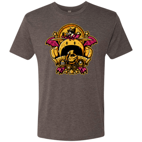 T-Shirts Macchiato / Small SAUCER CREST Men's Triblend T-Shirt