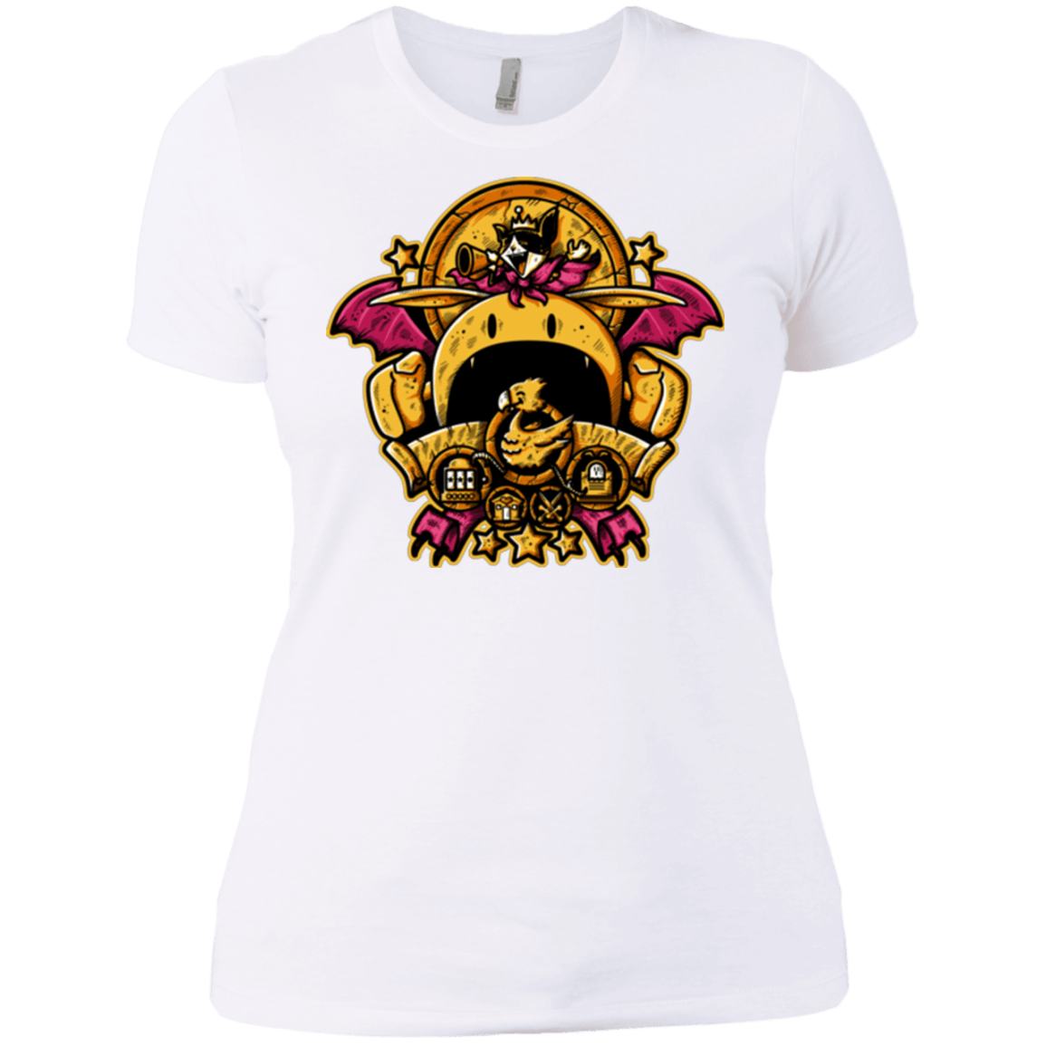 T-Shirts White / X-Small SAUCER CREST Women's Premium T-Shirt