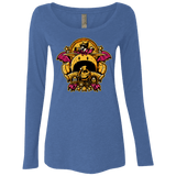 T-Shirts Vintage Royal / Small SAUCER CREST Women's Triblend Long Sleeve Shirt