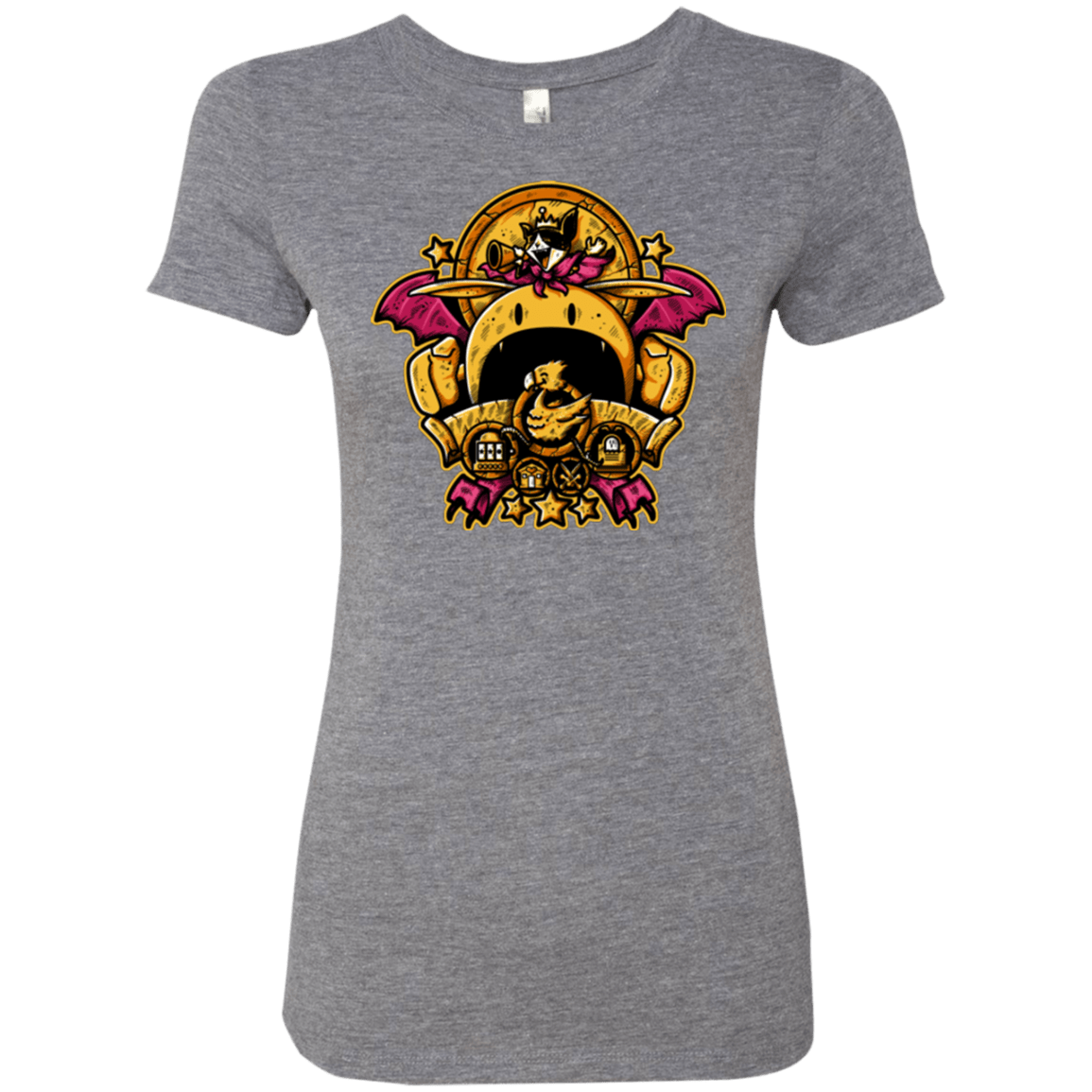 T-Shirts Premium Heather / Small SAUCER CREST Women's Triblend T-Shirt
