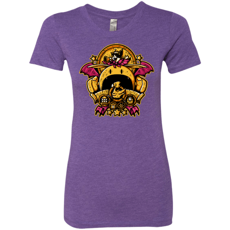 T-Shirts Purple Rush / Small SAUCER CREST Women's Triblend T-Shirt