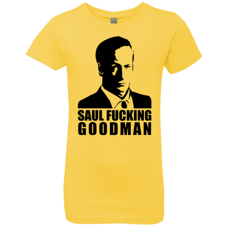 T-Shirts Vibrant Yellow / YXS Saul fucking Goodman Girls Premium T-Shirt