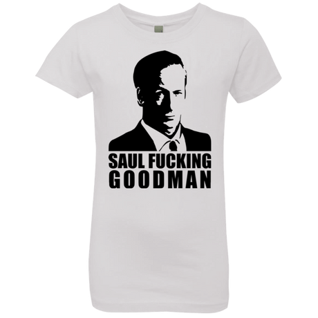 T-Shirts White / YXS Saul fucking Goodman Girls Premium T-Shirt