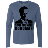 T-Shirts Indigo / Small Saul fucking Goodman Men's Premium Long Sleeve