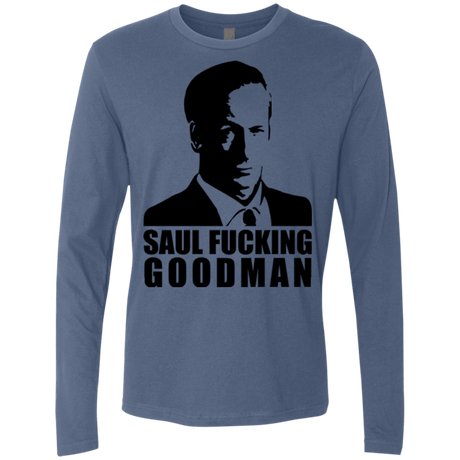 T-Shirts Indigo / Small Saul fucking Goodman Men's Premium Long Sleeve