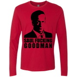 T-Shirts Red / Small Saul fucking Goodman Men's Premium Long Sleeve