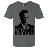 T-Shirts Heavy Metal / X-Small Saul fucking Goodman Men's Premium V-Neck