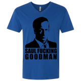 T-Shirts Royal / X-Small Saul fucking Goodman Men's Premium V-Neck