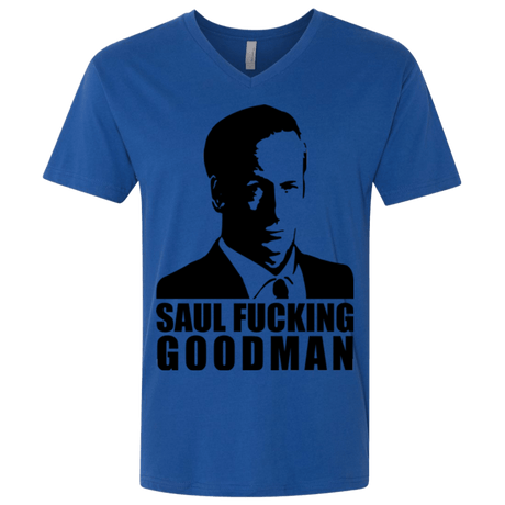 T-Shirts Royal / X-Small Saul fucking Goodman Men's Premium V-Neck