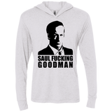 T-Shirts Heather White / X-Small Saul fucking Goodman Triblend Long Sleeve Hoodie Tee