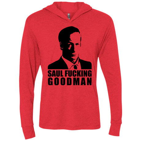 T-Shirts Vintage Red / X-Small Saul fucking Goodman Triblend Long Sleeve Hoodie Tee