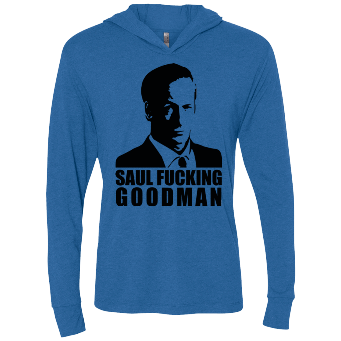 T-Shirts Vintage Royal / X-Small Saul fucking Goodman Triblend Long Sleeve Hoodie Tee