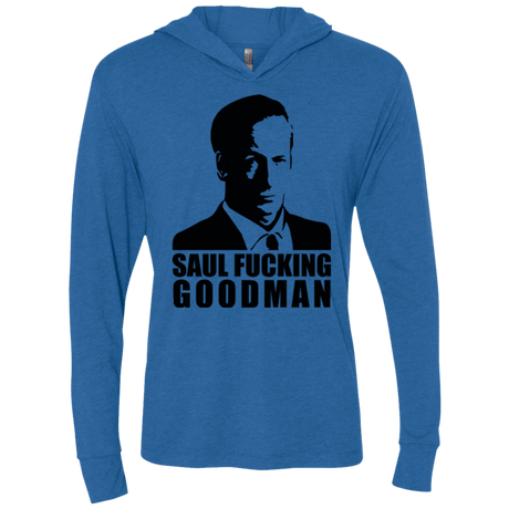 T-Shirts Vintage Royal / X-Small Saul fucking Goodman Triblend Long Sleeve Hoodie Tee