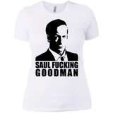 T-Shirts White / X-Small Saul fucking Goodman Women's Premium T-Shirt