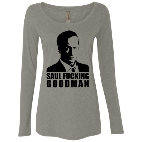 T-Shirts Venetian Grey / Small Saul fucking Goodman Women's Triblend Long Sleeve Shirt
