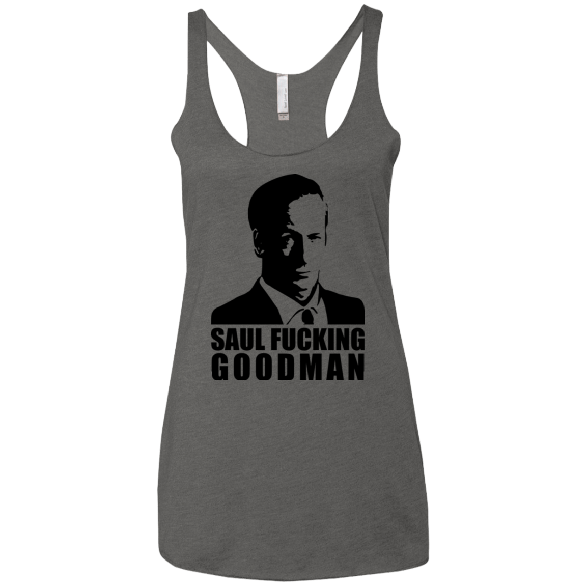 T-Shirts Premium Heather / X-Small Saul fucking Goodman Women's Triblend Racerback Tank