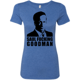 T-Shirts Vintage Royal / Small Saul fucking Goodman Women's Triblend T-Shirt