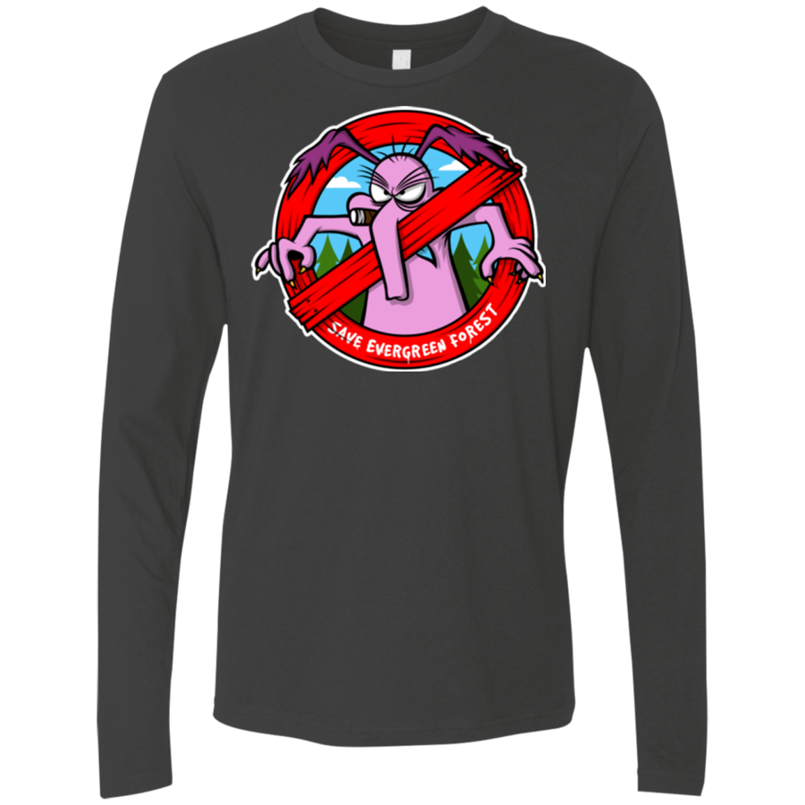 T-Shirts Heavy Metal / Small Save The Forest Men's Premium Long Sleeve