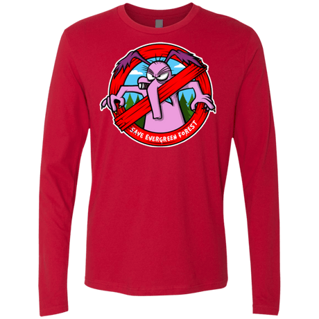 T-Shirts Red / Small Save The Forest Men's Premium Long Sleeve