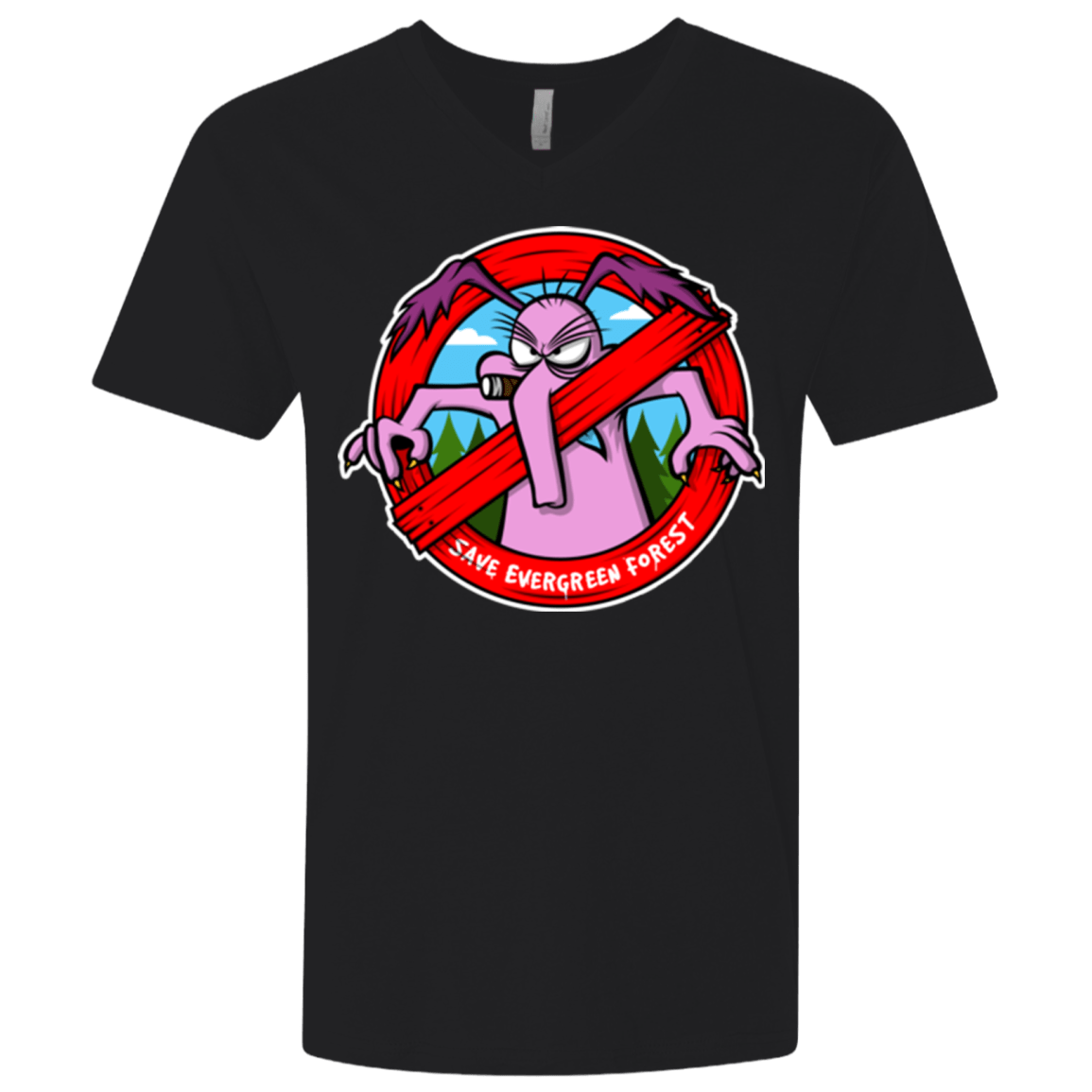 T-Shirts Black / X-Small Save The Forest Men's Premium V-Neck