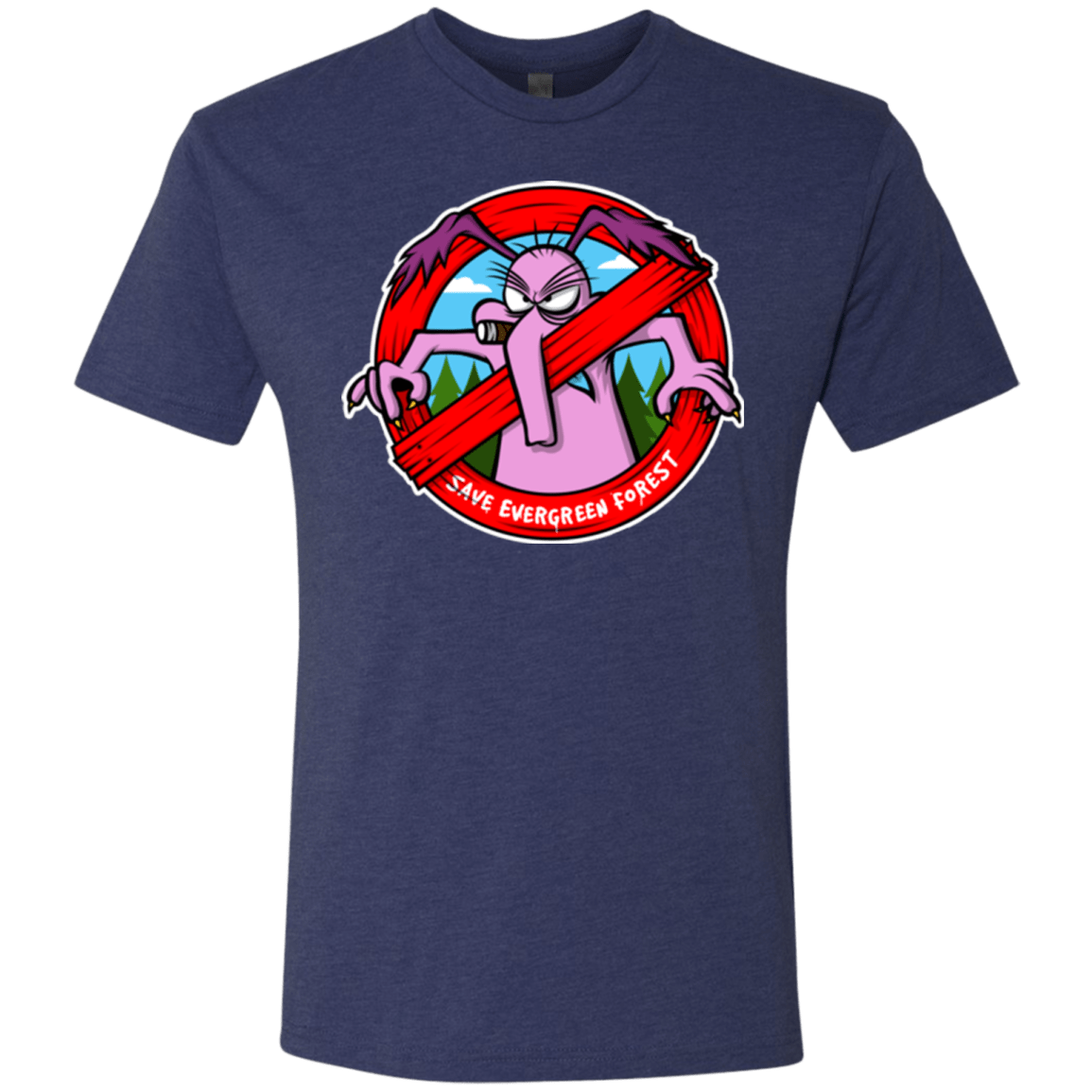 T-Shirts Vintage Navy / Small Save The Forest Men's Triblend T-Shirt