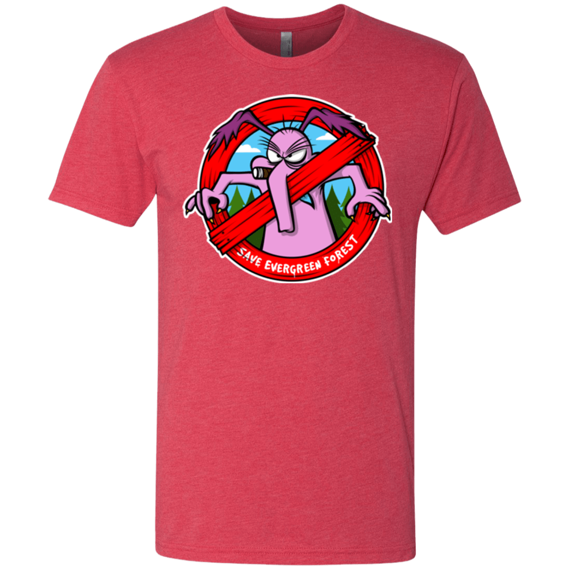 T-Shirts Vintage Red / Small Save The Forest Men's Triblend T-Shirt