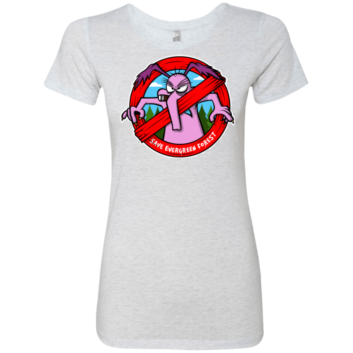 T-Shirts Heather White / Small Save The Forest Women's Triblend T-Shirt