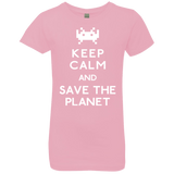 T-Shirts Light Pink / YXS Save the planet Girls Premium T-Shirt