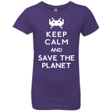 T-Shirts Purple Rush / YXS Save the planet Girls Premium T-Shirt