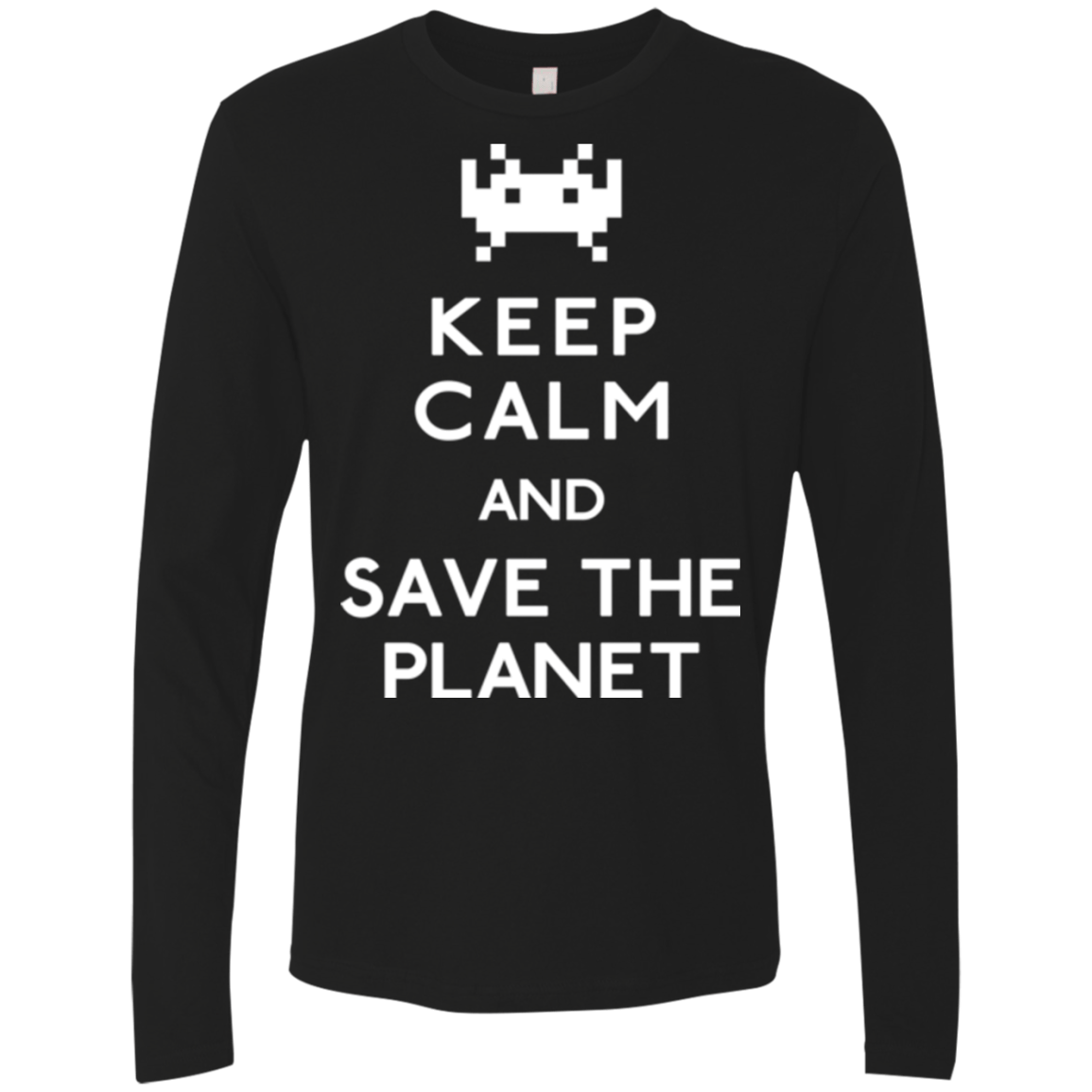 T-Shirts Black / Small Save the planet Men's Premium Long Sleeve