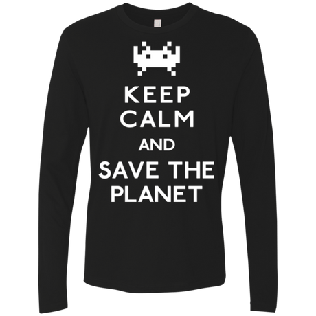 T-Shirts Black / Small Save the planet Men's Premium Long Sleeve