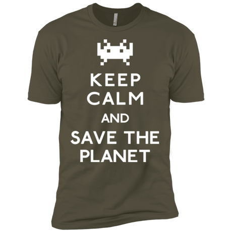 T-Shirts Military Green / X-Small Save the planet Men's Premium T-Shirt