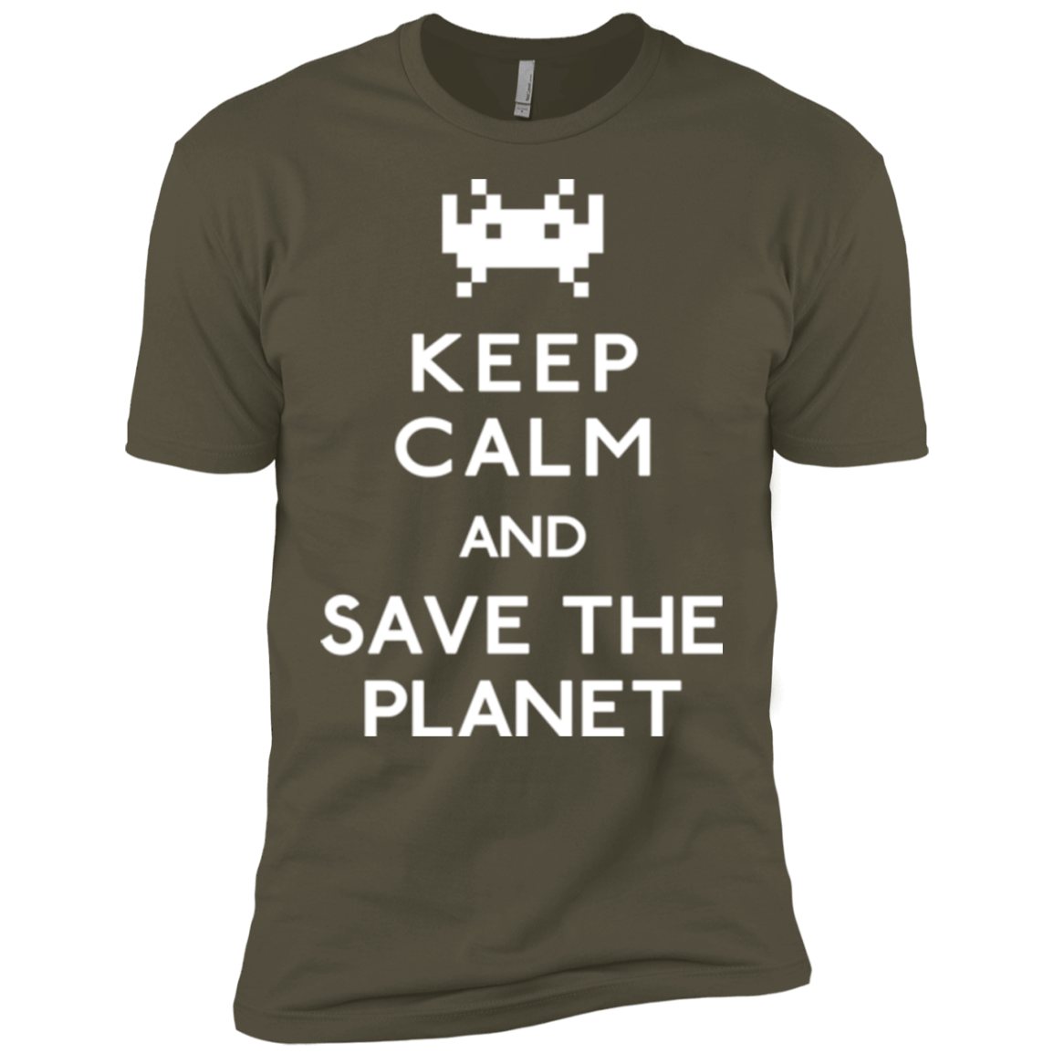 T-Shirts Military Green / X-Small Save the planet Men's Premium T-Shirt