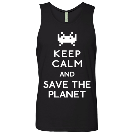 T-Shirts Black / Small Save the planet Men's Premium Tank Top