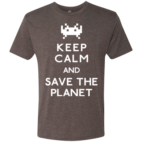 T-Shirts Macchiato / Small Save the planet Men's Triblend T-Shirt