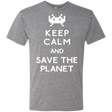 T-Shirts Premium Heather / Small Save the planet Men's Triblend T-Shirt