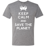 T-Shirts Premium Heather / Small Save the planet Men's Triblend T-Shirt