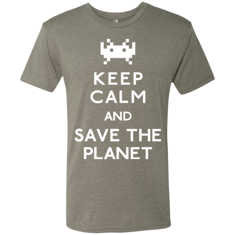 T-Shirts Venetian Grey / Small Save the planet Men's Triblend T-Shirt