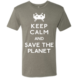 T-Shirts Venetian Grey / Small Save the planet Men's Triblend T-Shirt