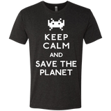 T-Shirts Vintage Black / Small Save the planet Men's Triblend T-Shirt