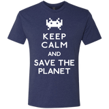 T-Shirts Vintage Navy / Small Save the planet Men's Triblend T-Shirt